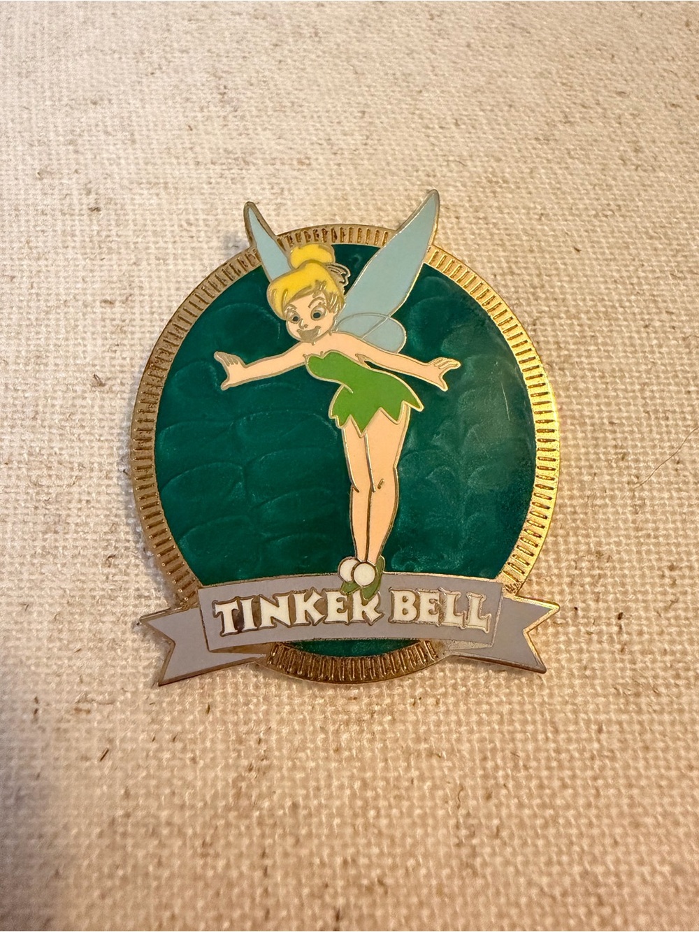 Disney Tinker Bell 2003 Official Pin Trading Large Enamel Pin